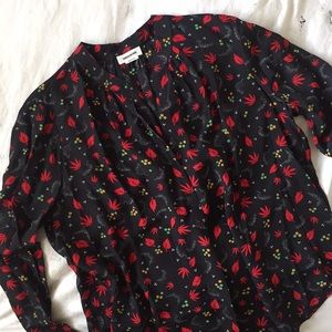 🥀 ZADIG & VOLTAIRE Floral print silk blouse